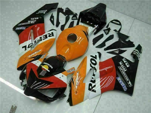 CBR 1000 RR 2004-2005 Motorrad Verkleidung - Orange Schwarz Repsol CBR 1000 RR 2004-2005 Motorrad Verkleidung - Orange Schwarz Repsol