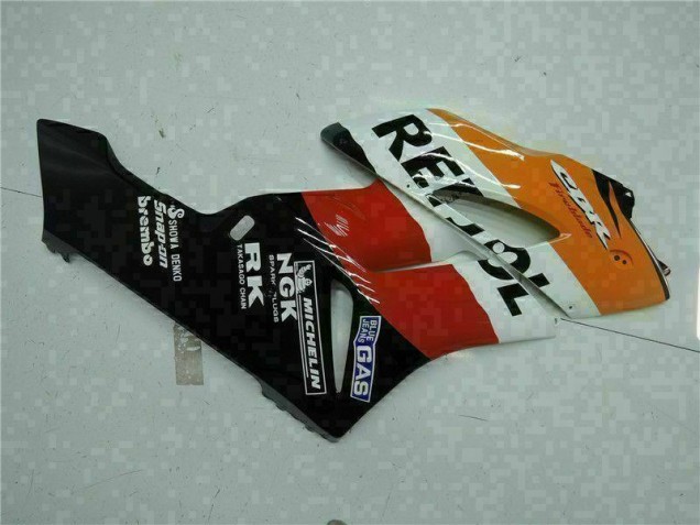 CBR 1000 RR 2004-2005 Motorrad Verkleidung - Orange Schwarz Repsol CBR 1000 RR 2004-2005 Motorrad Verkleidung - Orange Schwarz Repsol