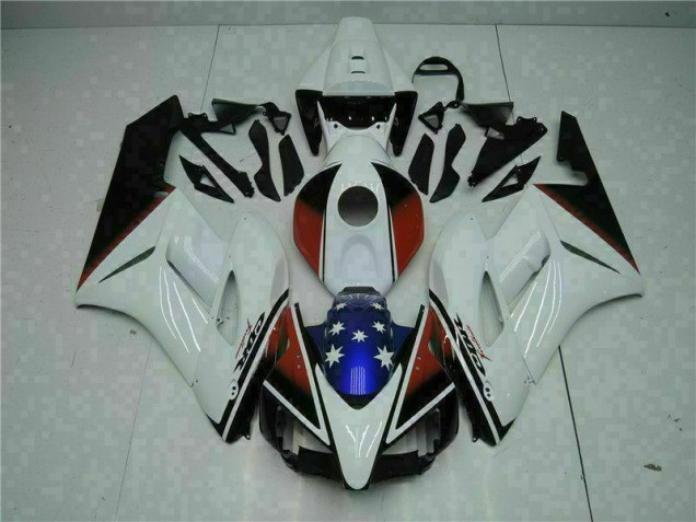 CBR 1000 RR 2004-2005 Motorrad Verkleidung - Weiß Schwarz CBR 1000 RR 2004-2005 Motorrad Verkleidung - Weiß Schwarz