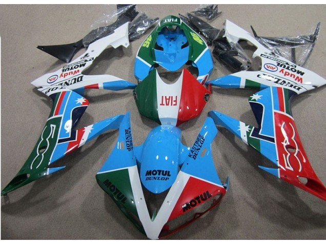 CBR 1000 RR 2004-2005 Motorrad Verkleidungen - Blau Rot Grün Motul CBR 1000 RR 2004-2005 Motorrad Verkleidungen - Blau Rot Grün Motul