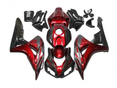 CBR 1000 RR 2004-2005 Motorrad Verkleidungen - Candy Rot Grau Schwarz