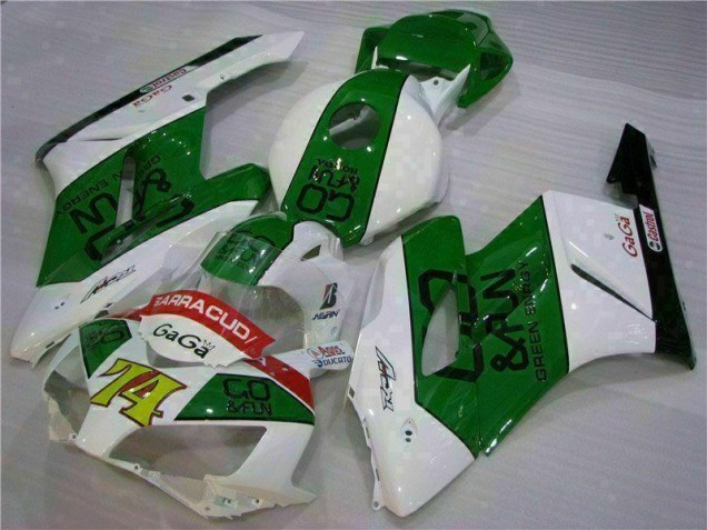 CBR 1000 RR 2004-2005 Motorrad Verkleidungen - Grün Weiß CBR 1000 RR 2004-2005 Motorrad Verkleidungen - Grün Weiß