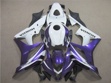 CBR 1000 RR 2004-2005 Motorrad Verkleidungen - Lila Weiß