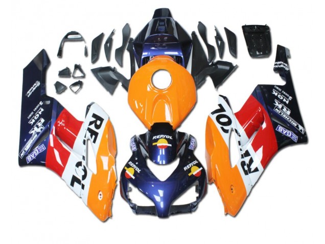 CBR 1000 RR 2004-2005 Motorrad Verkleidungen - Orange Rot Blau Repsol CBR 1000 RR 2004-2005 Motorrad Verkleidungen - Orange Rot Blau Repsol
