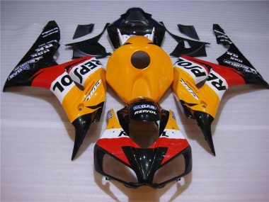 CBR 1000 RR 2004-2005 Motorrad Verkleidungen - Orange Schwarz Repsol