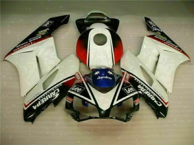 CBR 1000 RR 2004-2005 Motorrad Verkleidungen & Plastik - Weiß Schwarz