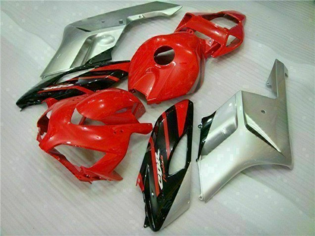 CBR 1000 RR 2004-2005 Motorrad Verkleidungen - Rot Silber CBR 1000 RR 2004-2005 Motorrad Verkleidungen - Rot Silber