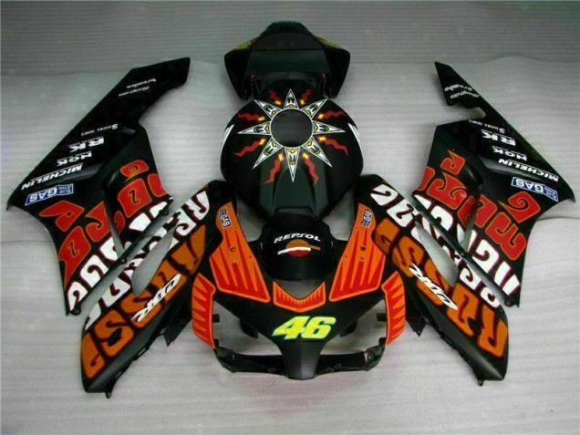 CBR 1000 RR 2004-2005 Motorrad Verkleidungen - Schwarz Orange CBR 1000 RR 2004-2005 Motorrad Verkleidungen - Schwarz Orange