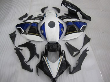 CBR 1000 RR 2004-2005 Motorrad Verkleidungen - Schwarz Weiß Blau