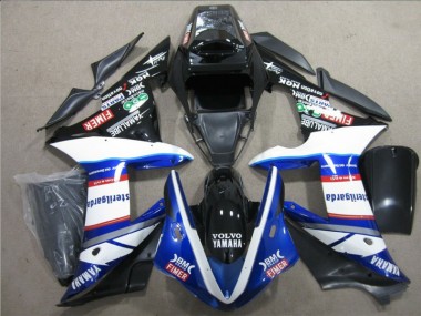 CBR 1000 RR 2004-2005 Motorrad Verkleidungen - Schwarz Weiß Blau Sterilgarda Volvo