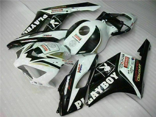 CBR 1000 RR 2004-2005 Motorrad Verkleidungen - Schwarz Weiß CBR 1000 RR 2004-2005 Motorrad Verkleidungen - Schwarz Weiß