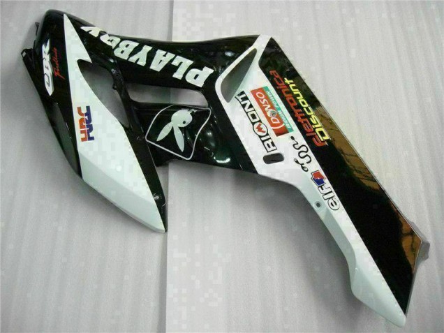 CBR 1000 RR 2004-2005 Motorrad Verkleidungen - Schwarz Weiß CBR 1000 RR 2004-2005 Motorrad Verkleidungen - Schwarz Weiß