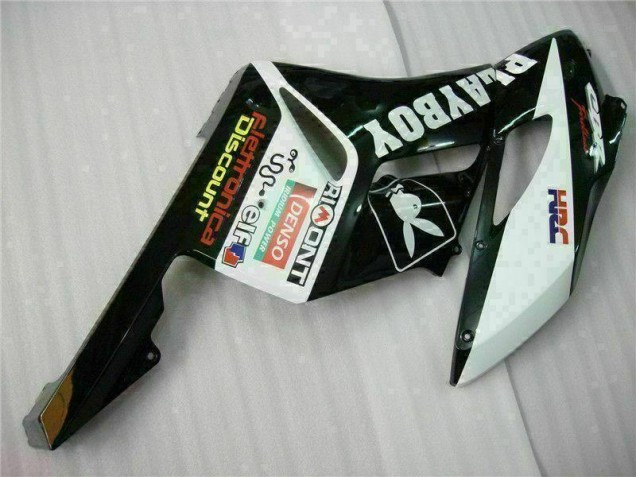 CBR 1000 RR 2004-2005 Motorrad Verkleidungen - Schwarz Weiß CBR 1000 RR 2004-2005 Motorrad Verkleidungen - Schwarz Weiß