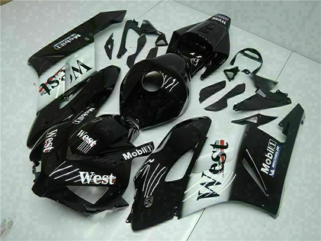 CBR 1000 RR 2004-2005 Motorrad Verkleidungen - Schwarz West CBR 1000 RR 2004-2005 Motorrad Verkleidungen - Schwarz West