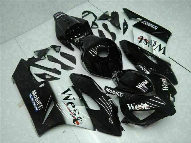 CBR 1000 RR 2004-2005 Motorrad Verkleidungen - Schwarz West CBR 1000 RR 2004-2005 Motorrad Verkleidungen - Schwarz West