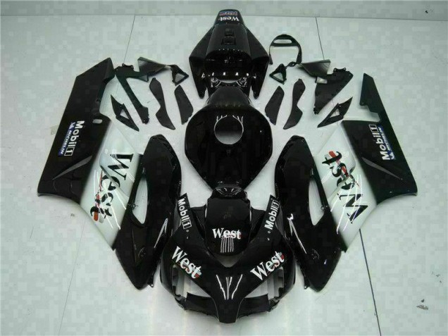 CBR 1000 RR 2004-2005 Motorrad Verkleidungen - Schwarz West CBR 1000 RR 2004-2005 Motorrad Verkleidungen - Schwarz West