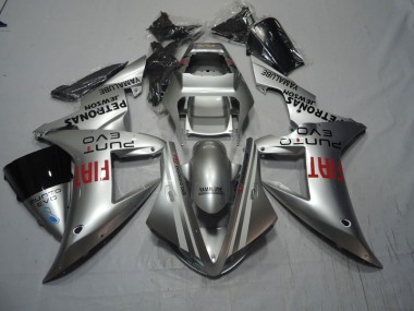 CBR 1000 RR 2004-2005 Motorrad Verkleidungen - Silber Rot Fiat