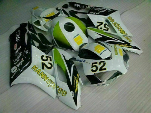 CBR 1000 RR 2004-2005 Motorrad Verkleidungen - Weiß Grün Hannspree 52 CBR 1000 RR 2004-2005 Motorrad Verkleidungen - Weiß Grün Hannspree 52