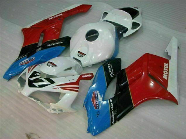CBR 1000 RR 2004-2005 Motorrad Verkleidungen - Weiß Rot 77 CBR 1000 RR 2004-2005 Motorrad Verkleidungen - Weiß Rot 77