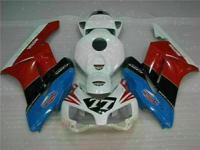 CBR 1000 RR 2004-2005 Motorrad Verkleidungen - Weiß Rot 77 CBR 1000 RR 2004-2005 Motorrad Verkleidungen - Weiß Rot 77