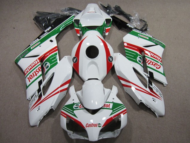 CBR 1000 RR 2004-2005 Motorrad Verkleidungen - Weiß Rot Castrol CBR 1000 RR 2004-2005 Motorrad Verkleidungen - Weiß Rot Castrol