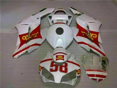 CBR 1000 RR 2004-2005 Motorrad Verkleidungen - Weiß Rot