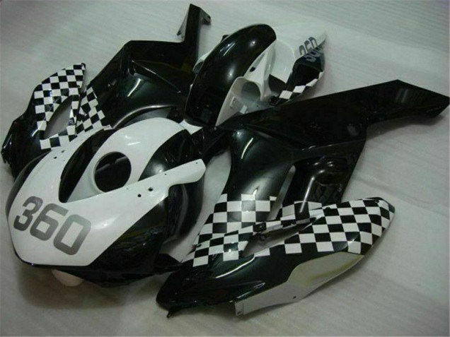 CBR 1000 RR 2004-2005 Motorrad Verkleidungen - Weiß Schwarz CBR 1000 RR 2004-2005 Motorrad Verkleidungen - Weiß Schwarz