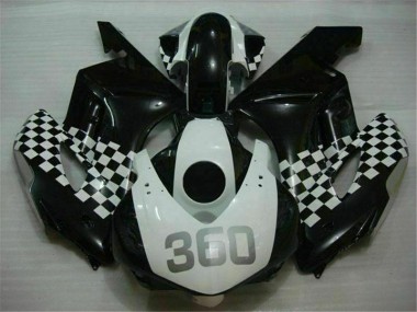 CBR 1000 RR 2004-2005 Motorrad Verkleidungen - Weiß Schwarz