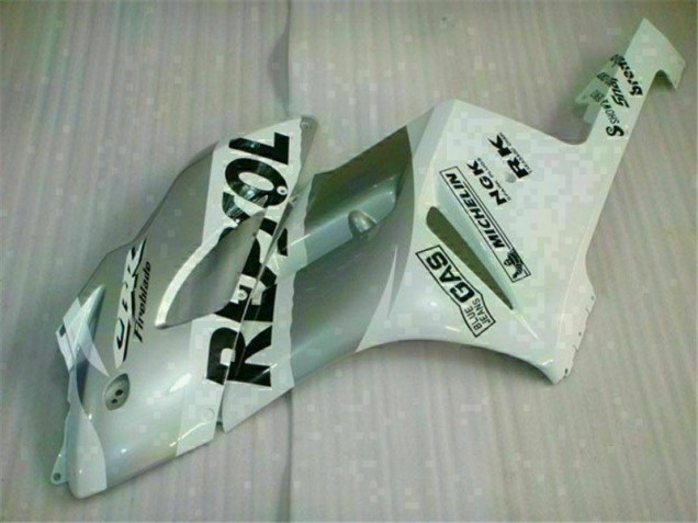 CBR 1000 RR 2004-2005 Motorrad Verkleidungen - Weiß Silber Repsol CBR 1000 RR 2004-2005 Motorrad Verkleidungen - Weiß Silber Repsol