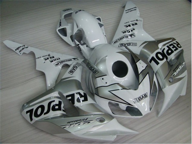 CBR 1000 RR 2004-2005 Motorrad Verkleidungen - Weiß Silber Schwarz Repsol CBR 1000 RR 2004-2005 Motorrad Verkleidungen - Weiß Silber Schwarz Repsol