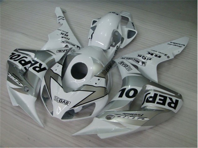 CBR 1000 RR 2004-2005 Motorrad Verkleidungen - Weiß Silber Schwarz Repsol CBR 1000 RR 2004-2005 Motorrad Verkleidungen - Weiß Silber Schwarz Repsol