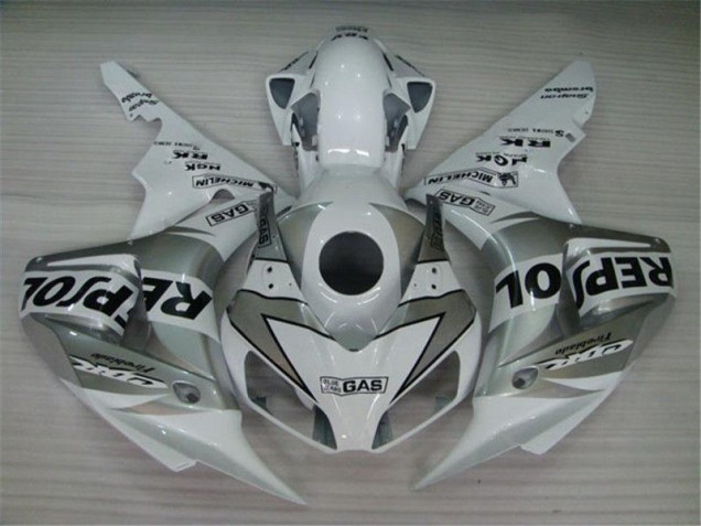 CBR 1000 RR 2004-2005 Motorrad Verkleidungen - Weiß Silber Schwarz Repsol CBR 1000 RR 2004-2005 Motorrad Verkleidungen - Weiß Silber Schwarz Repsol
