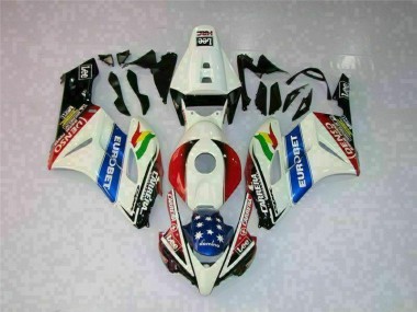 CBR 1000 RR 2004-2005 Motorrad VollVerkleidungen & Plastik - Weiß Rot