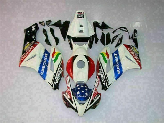 CBR 1000 RR 2004-2005 Motorrad VollVerkleidungen & Plastik - Weiß Rot CBR 1000 RR 2004-2005 Motorrad VollVerkleidungen & Plastik - Weiß Rot
