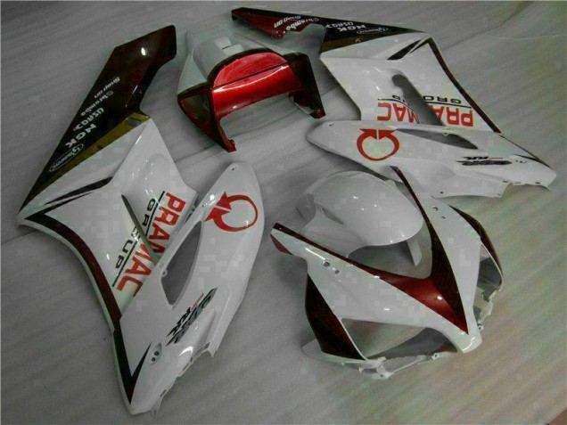 CBR 1000 RR 2004-2005 Motorrad Vollverkleidung - Weiß Rot CBR 1000 RR 2004-2005 Motorrad Vollverkleidung - Weiß Rot