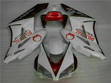 CBR 1000 RR 2004-2005 Motorrad Vollverkleidung - Weiß Rot