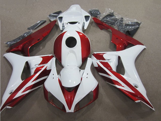 CBR 1000 RR 2006-2007 Motorrad Verkleidung - Rot Weiß CBR 1000 RR 2006-2007 Motorrad Verkleidung - Rot Weiß