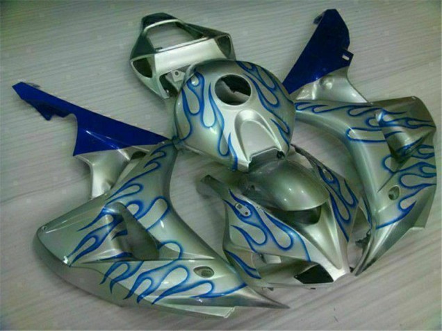 CBR 1000 RR 2006-2007 Motorrad Verkleidungen - Blau Flamme Silber CBR 1000 RR 2006-2007 Motorrad Verkleidungen - Blau Flamme Silber