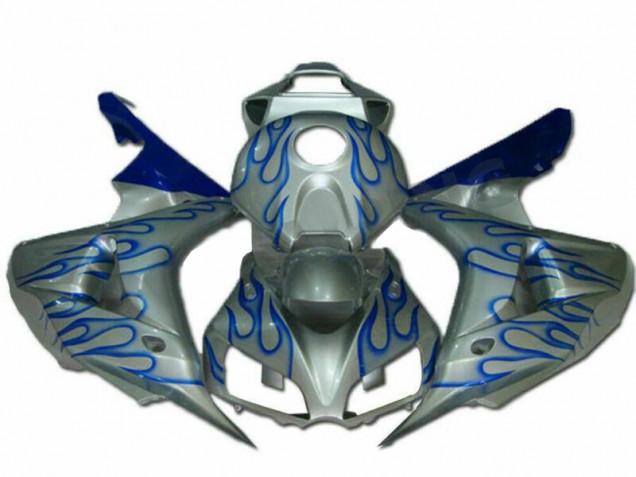 CBR 1000 RR 2006-2007 Motorrad Verkleidungen - Blau Flamme Silber CBR 1000 RR 2006-2007 Motorrad Verkleidungen - Blau Flamme Silber