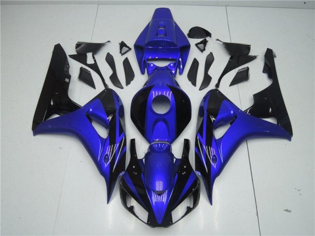 CBR 1000 RR 2006-2007 Motorrad Verkleidungen - Blau Schwarz CBR 1000 RR 2006-2007 Motorrad Verkleidungen - Blau Schwarz