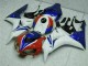 CBR 1000 RR 2006-2007 Motorrad Verkleidungen - Blau Weiß CBR 1000 RR 2006-2007 Motorrad Verkleidungen - Blau Weiß