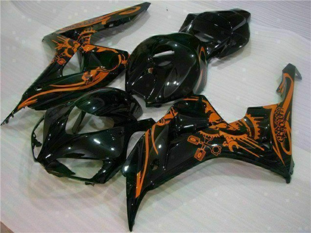 CBR 1000 RR 2006-2007 Motorrad Verkleidungen - Braun Schwarz CBR 1000 RR 2006-2007 Motorrad Verkleidungen - Braun Schwarz