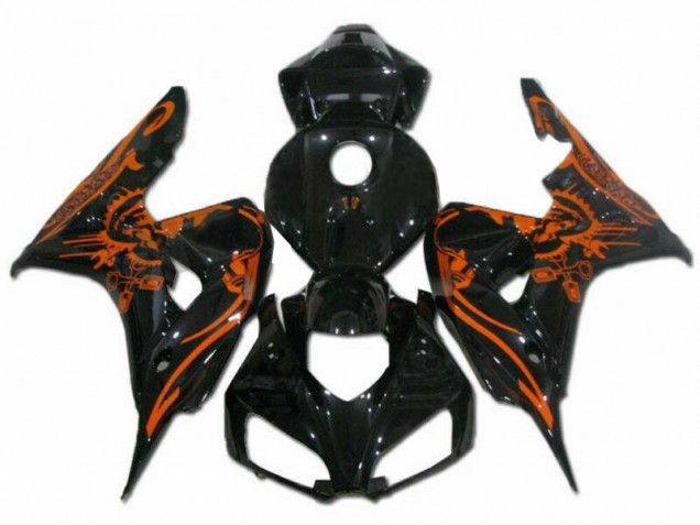 CBR 1000 RR 2006-2007 Motorrad Verkleidungen - Braun Schwarz CBR 1000 RR 2006-2007 Motorrad Verkleidungen - Braun Schwarz