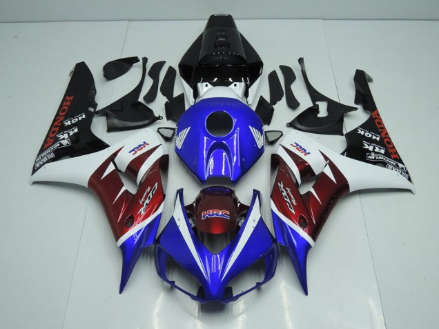 CBR 1000 RR 2006-2007 Motorrad Verkleidungen - Burgunderrot und Blau CBR 1000 RR 2006-2007 Motorrad Verkleidungen - Burgunderrot und Blau