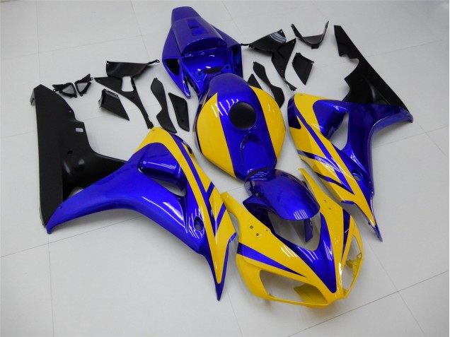 CBR 1000 RR 2006-2007 Motorrad Verkleidungen - Gelb Blau CBR 1000 RR 2006-2007 Motorrad Verkleidungen - Gelb Blau