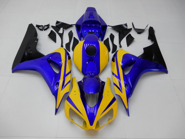 CBR 1000 RR 2006-2007 Motorrad Verkleidungen - Gelb Blau CBR 1000 RR 2006-2007 Motorrad Verkleidungen - Gelb Blau