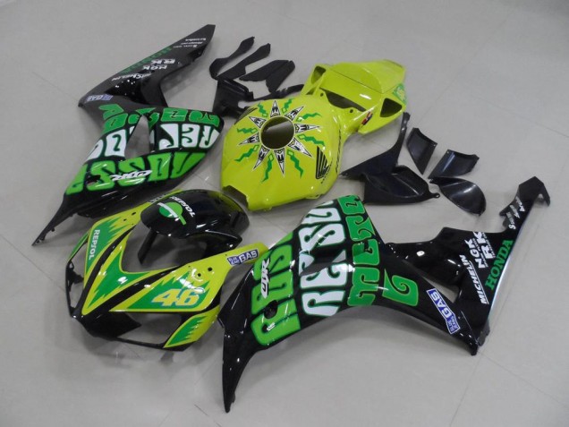 CBR 1000 RR 2006-2007 Motorrad Verkleidungen - Gelb Grün Rossi CBR 1000 RR 2006-2007 Motorrad Verkleidungen - Gelb Grün Rossi