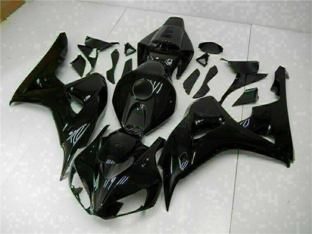 CBR 1000 RR 2006-2007 Motorrad Verkleidungen - Glänzend Schwarz CBR 1000 RR 2006-2007 Motorrad Verkleidungen - Glänzend Schwarz