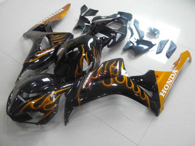 CBR 1000 RR 2006-2007 Motorrad Verkleidungen - Gold Flamme CBR 1000 RR 2006-2007 Motorrad Verkleidungen - Gold Flamme