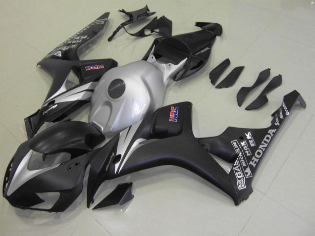 CBR 1000 RR 2006-2007 Motorrad Verkleidungen - Matt Schwarz Silber CBR 1000 RR 2006-2007 Motorrad Verkleidungen - Matt Schwarz Silber